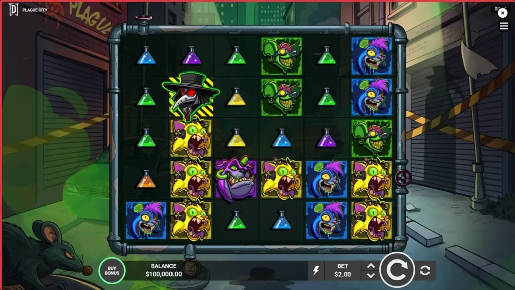 Plague City سلاٹ کا خوفناک اور تاریک ماحول
