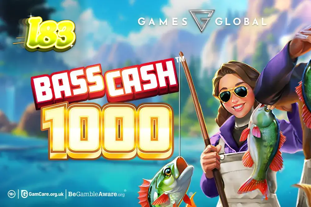 Bass Cash 1000 سلاٹ گیم کا بصری منظر